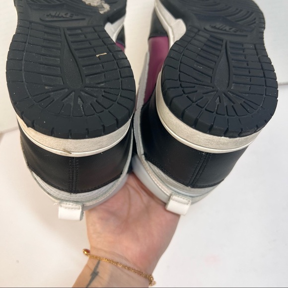Nike WMNS Dunk High DD1869-005 Black Rosewood Pure Platinum Women's EUC Street - Picture 8 of 10